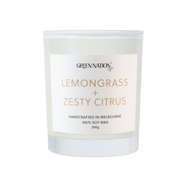 Soy Wax Candle Lemongrass 200g