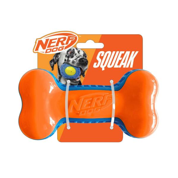 7inch Tpr Exo Squeak Bone Dog Toy