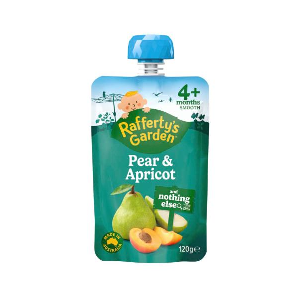 Pear & Apricot Puree And Nothing Else Baby Food Pouch 4+ Months