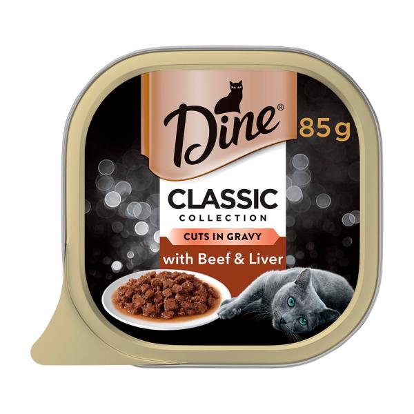 Cuts In Gravy With Beef & Liver Wet Cat Food Tray