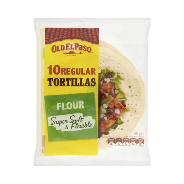 Regular Tortillas Fajita 10 Pack