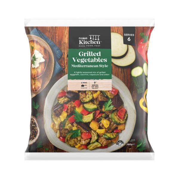 Grilled Mediterranean Style Vegetables