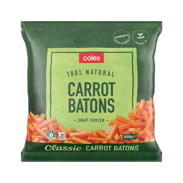 Frozen Carrot Battons