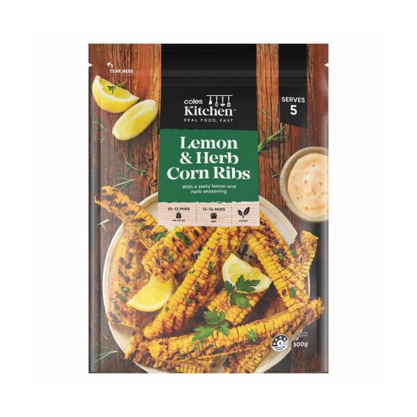 Lemon & Herb Corn Ribs