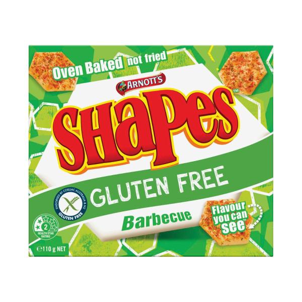 Shapes Cracker Biscuits Barbecue Gluten Free