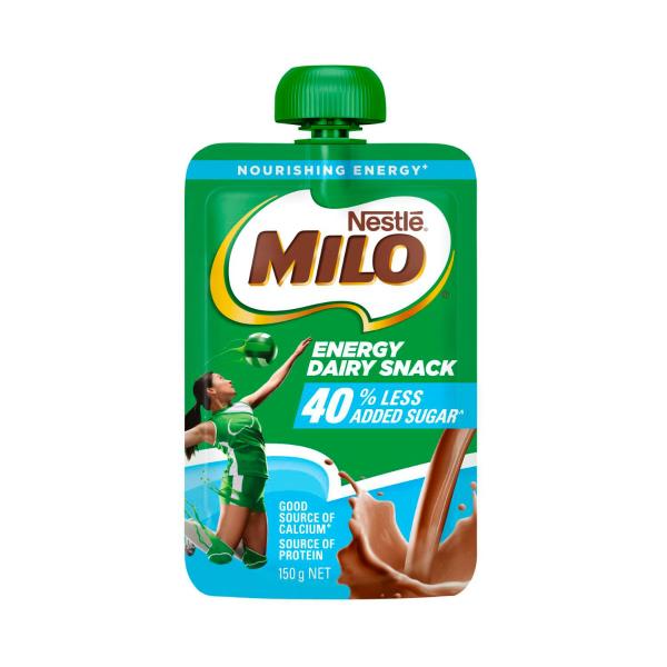 Milo 40% Less Sugar Added Energy Dairy Snack