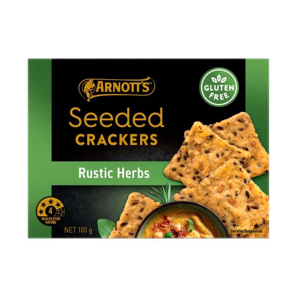 Gold Label Seeded Crackers Herb