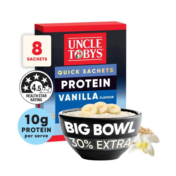 Oats Quick Sachets Big Bowl Vanilla Protein