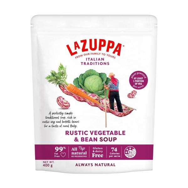 Soup Pouch Rustic Vegetable & Beans