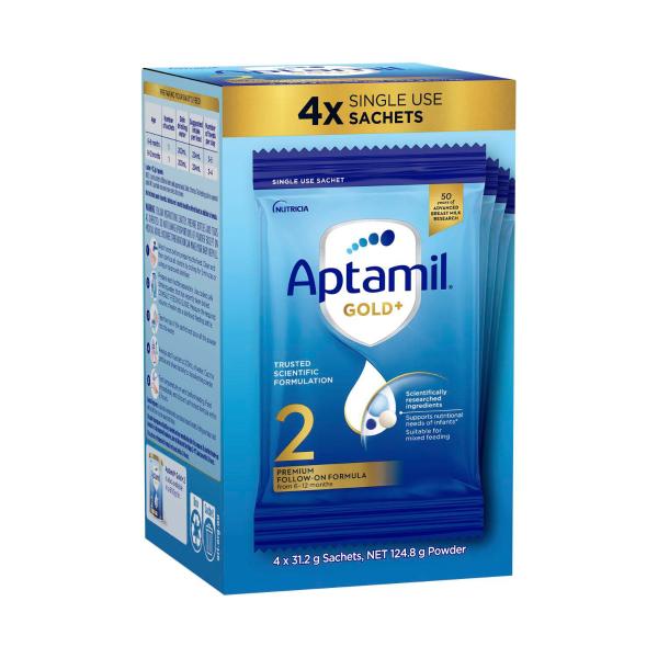 Gold+ 2 Baby Formula Powder Sachets From 6 To 12 Months