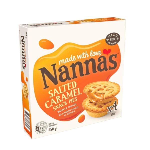 Salted Caramel Snack Pies 4 Pack