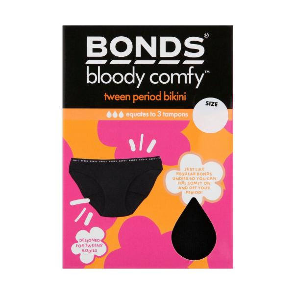 Tween Period Brief Size 10-12