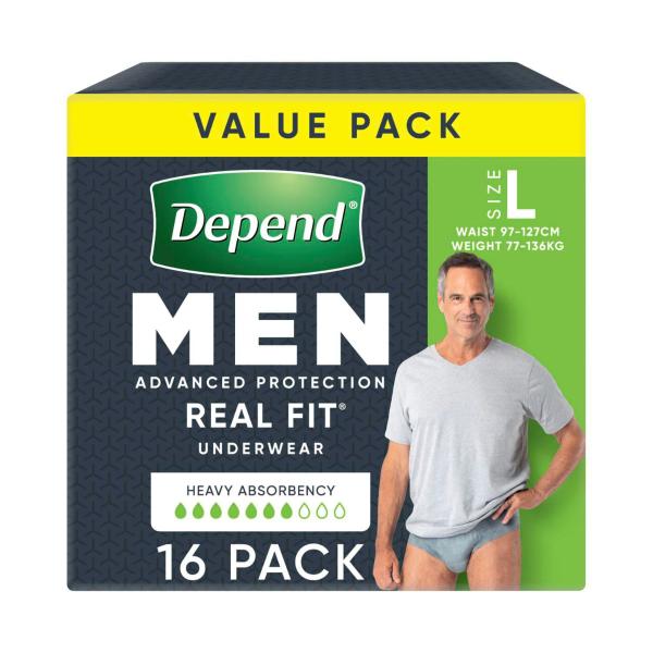 Men Real Fit Underwear Large