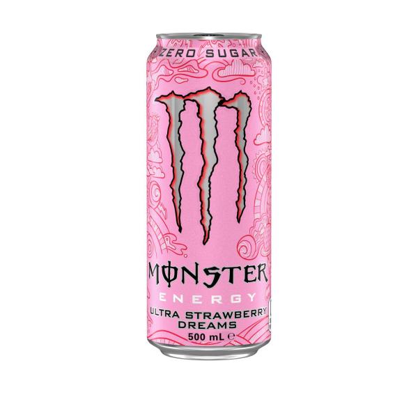 Energy Drink Ultra Strawberry Can
