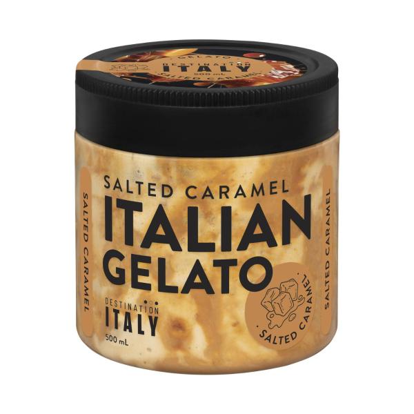 Salted Caramel Gelato Tub