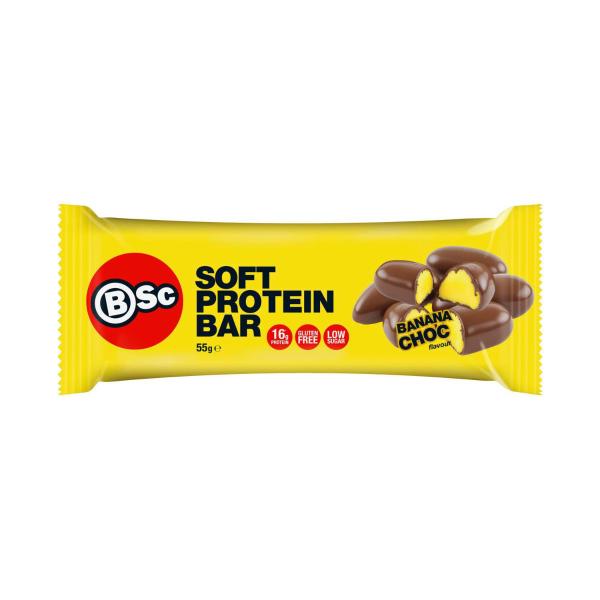 Soft Protein Bar Banana Chocolate