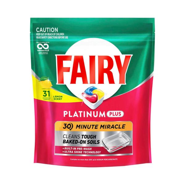 Platinum Plus Lemon Dishwashing Tablets