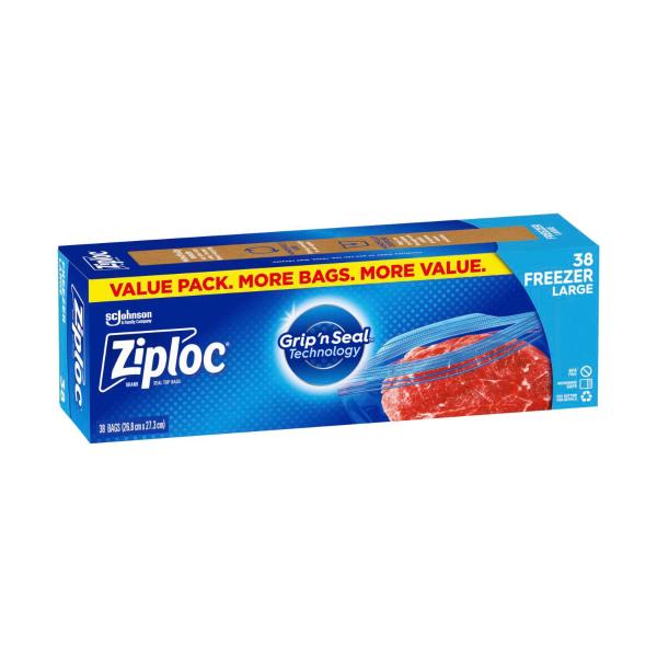 Resealable Freezer Large Storage Bags