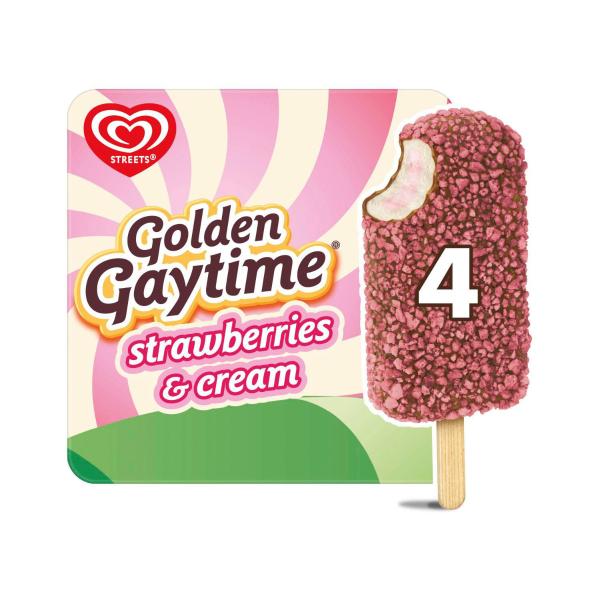 Golden Gaytime Strawberry Sticks 400ml