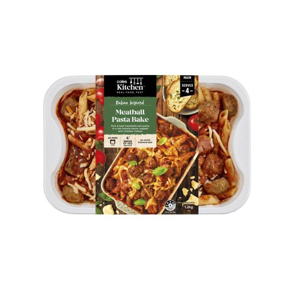Family Meatball Pasta Bake