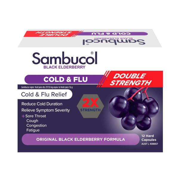 Black Elderberry Cold & Flu Double Stregnth Tabs