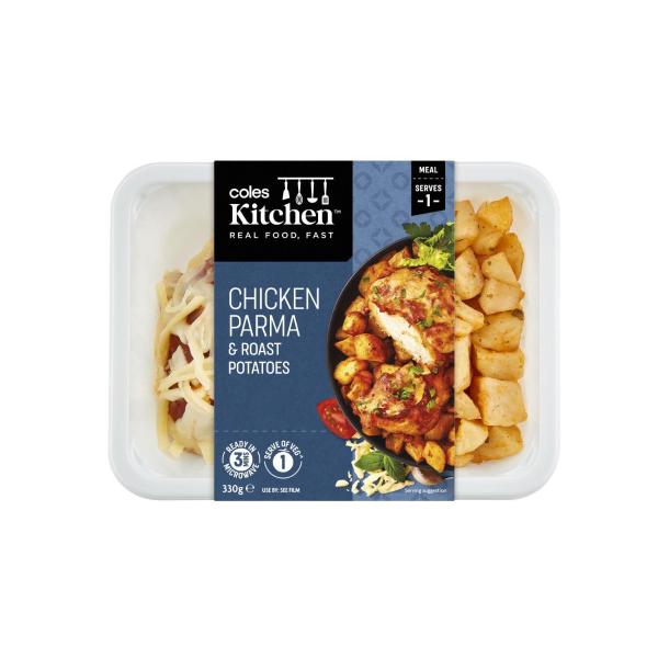 Chicken Parma & Roast Potatoes