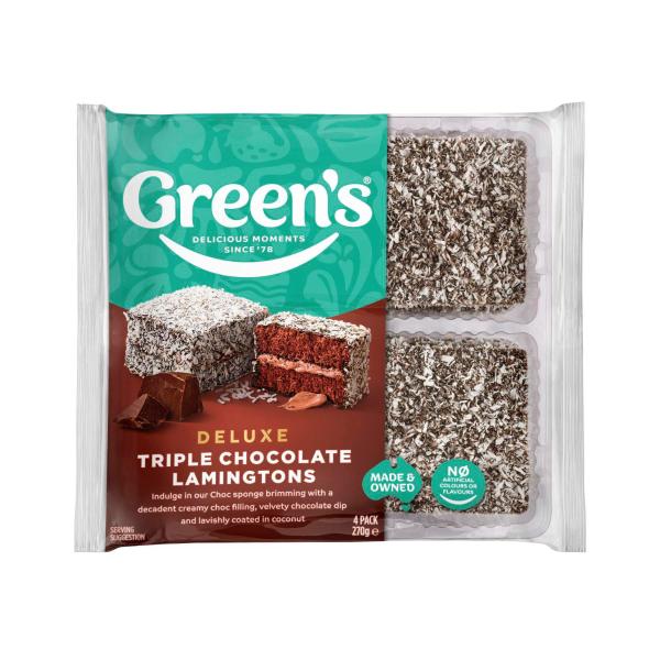Deluxe Triple Chocolate Lamingtons