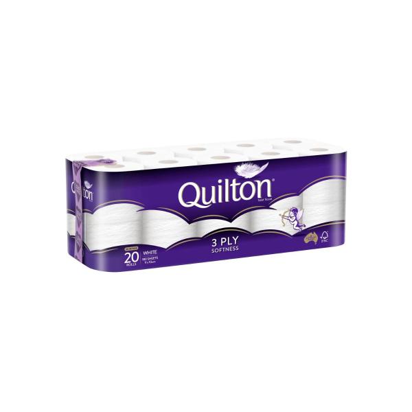 3 Ply Classic White Toilet Paper