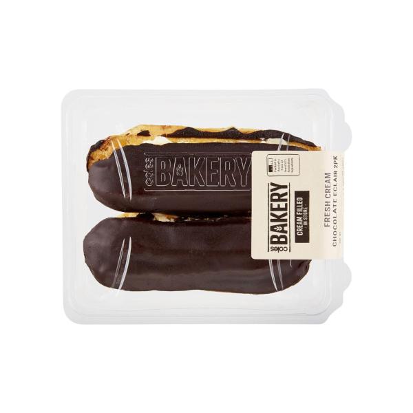 Fresh Cream Chocolate Eclairs