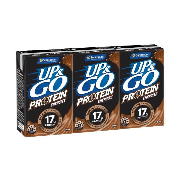 Up&go Protein Energize Choc Ice 3x250ml