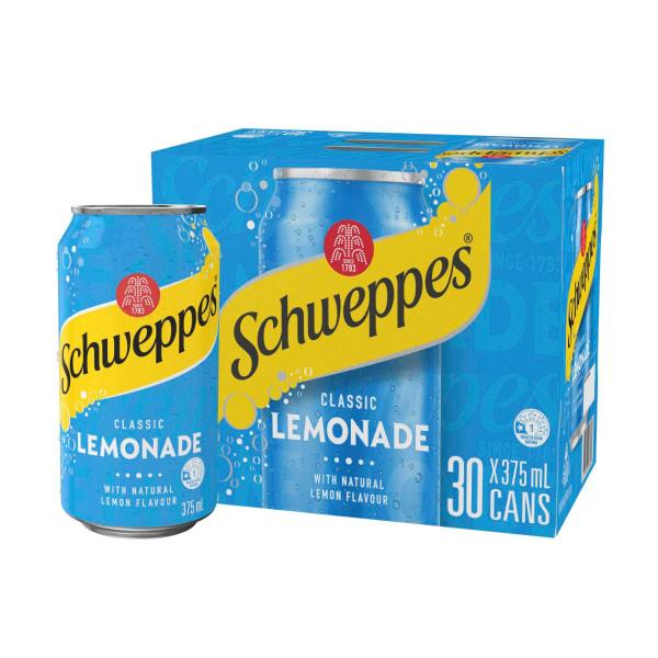 Lemonade Soft Drink Cans Multipack 375ml
