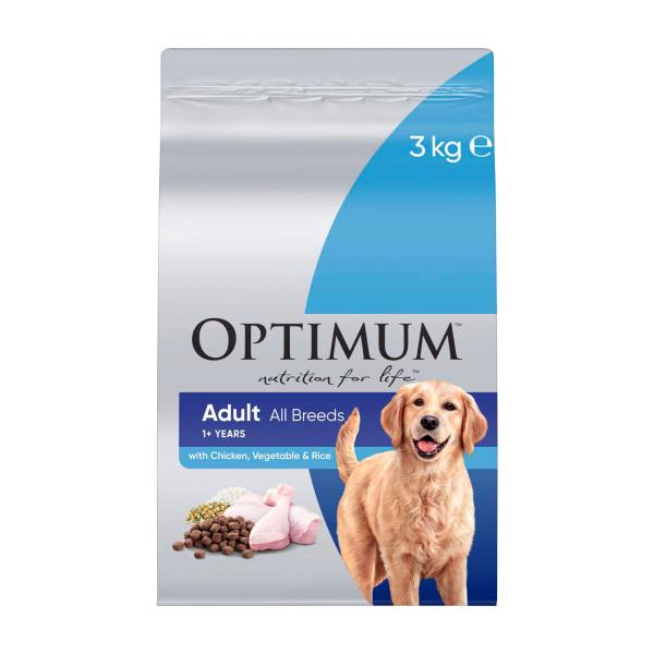 Adult All Breed Dry Dog Food With Chicken Vegetables & Rice