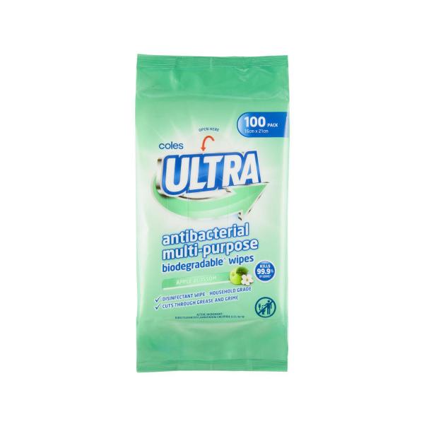 Antibacterial Multipurpose Biodegradable Wipes Apple Blossom