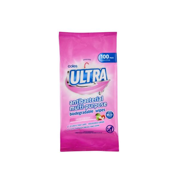 Antibacterial Multipurpose Wipes Lychee Bloom