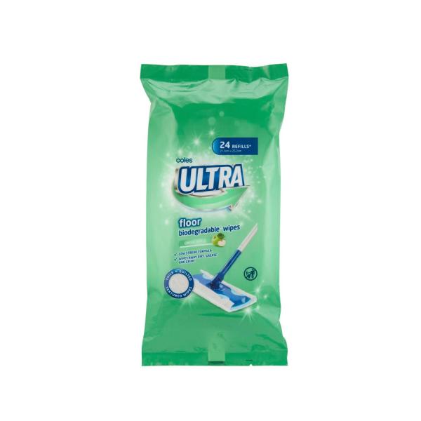 Biodegradable Floor Wipes Green Apple Refill