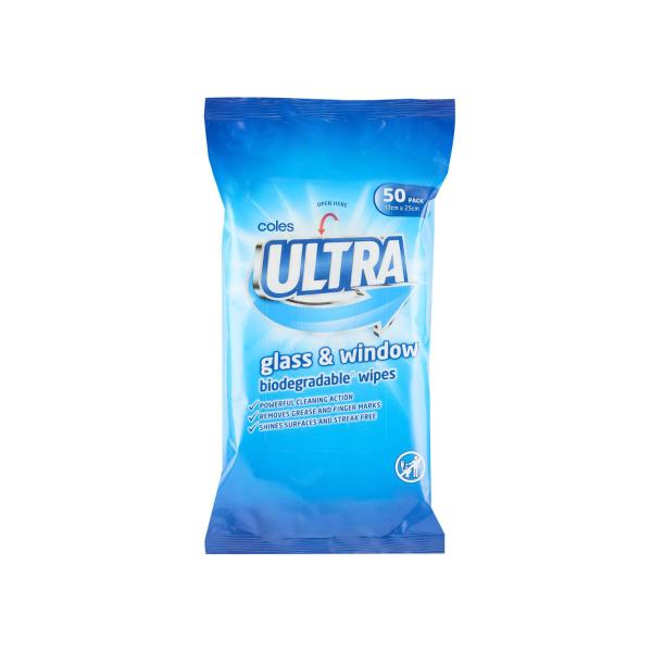 Glass & Window Biodegradable Wipes