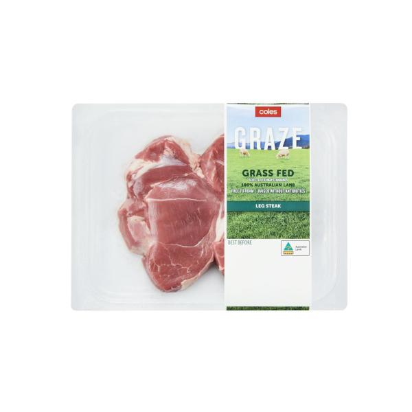 Graze Lamb Leg Steak 2pack