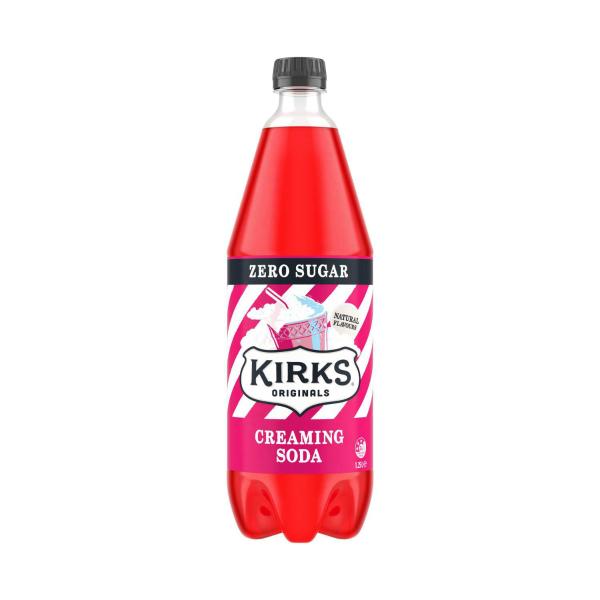 Creaming Soda Zero Sugar Soft Drink Bottle