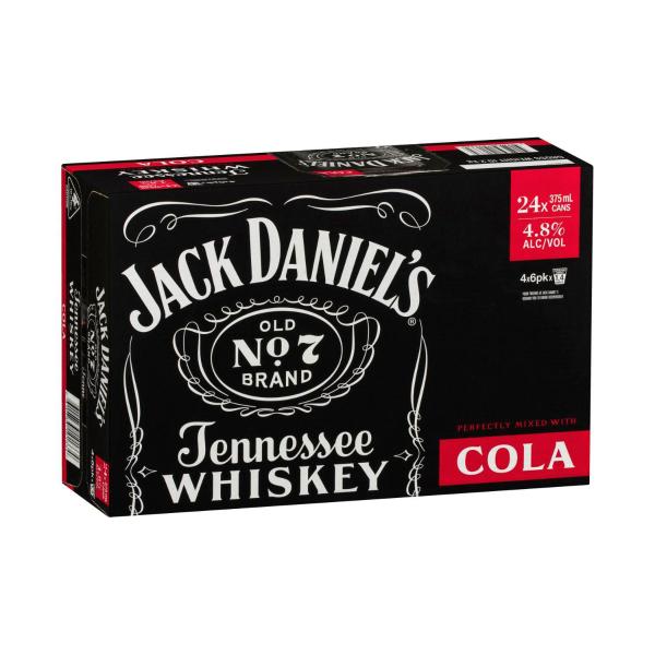 Jack Daniels & Cola Can 375ml