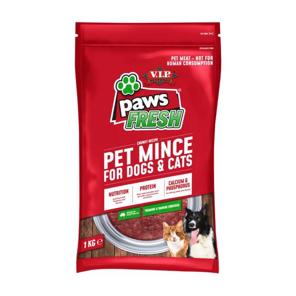 Paws Fresh Pet Mince Dog & Cat Food