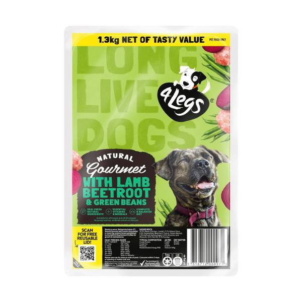 Gourmet Recipe Lamb With Beetroot & Green Beans Dog Food Trays