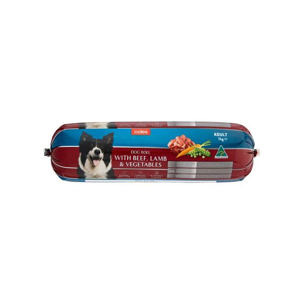 Adult Chilled Fresh Dog Food Roll Lamb & Vegies