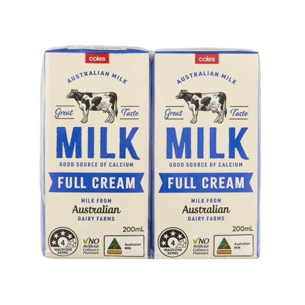 Multipack Full Cream Uht Milk 6 Pack