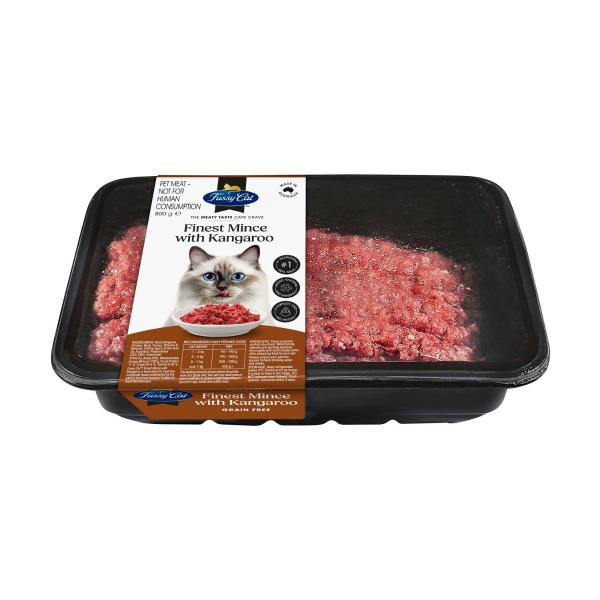 Grain Free Adult Chilled Fresh Cat Food Finest Mince With Kangaroo