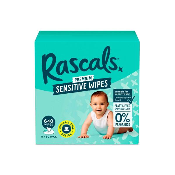 Premium Sensitive Wipes Plastic Free Cloth