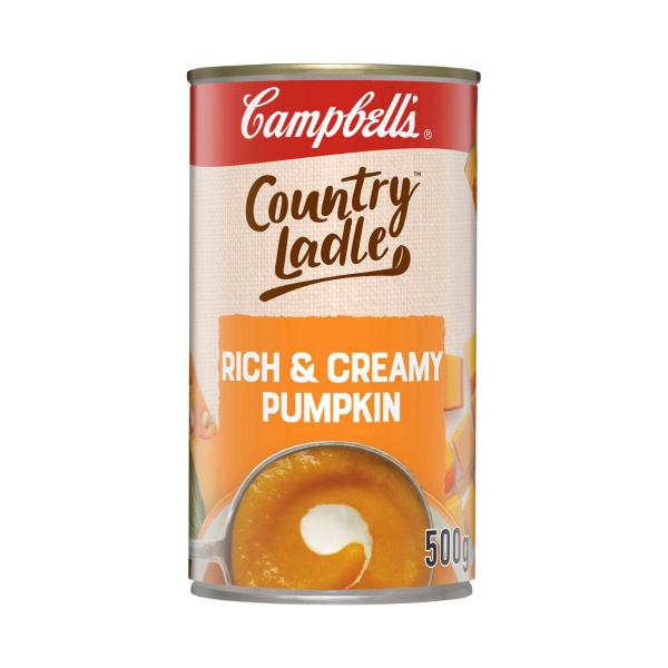Country Ladle Soup Can Rich & Creamy Pumpkin