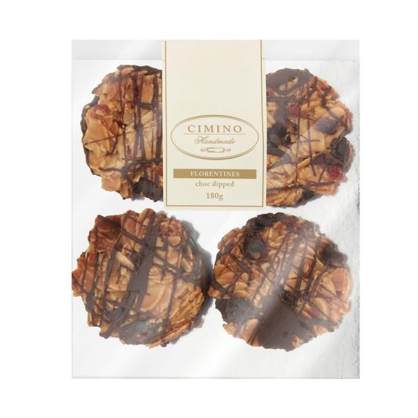 Handmade Florentines Chocolate Dipped