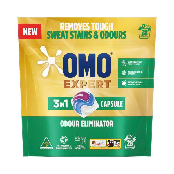 Expert Laundry Capsules 3 In 1 Odour Eliminator