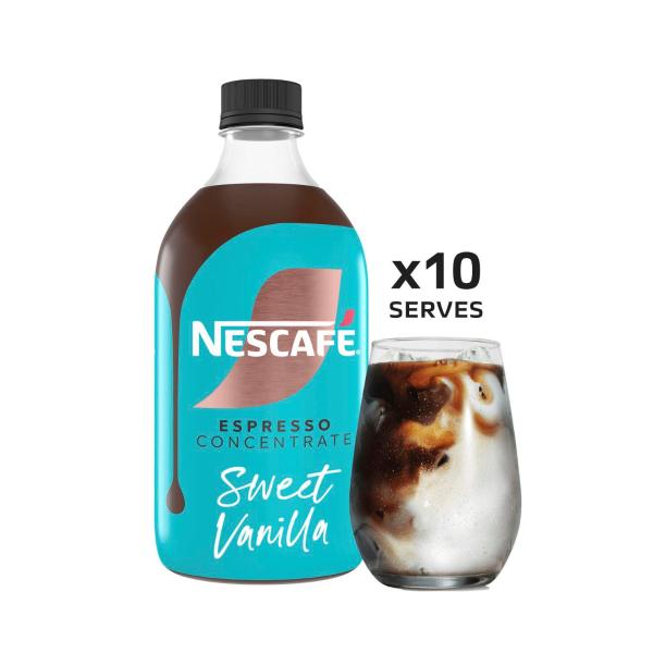 Espresso Concentrate Sweet Vanilla Liquid Coffee
