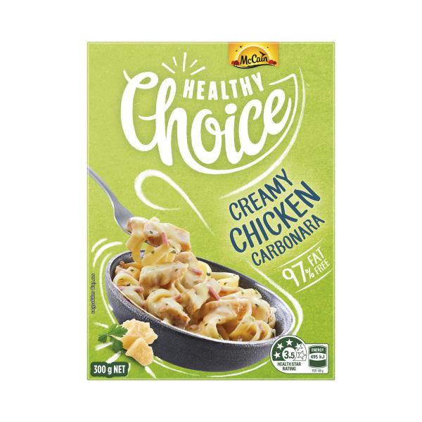 Frozen Healthy Choice Creamy Chicken Carbonara